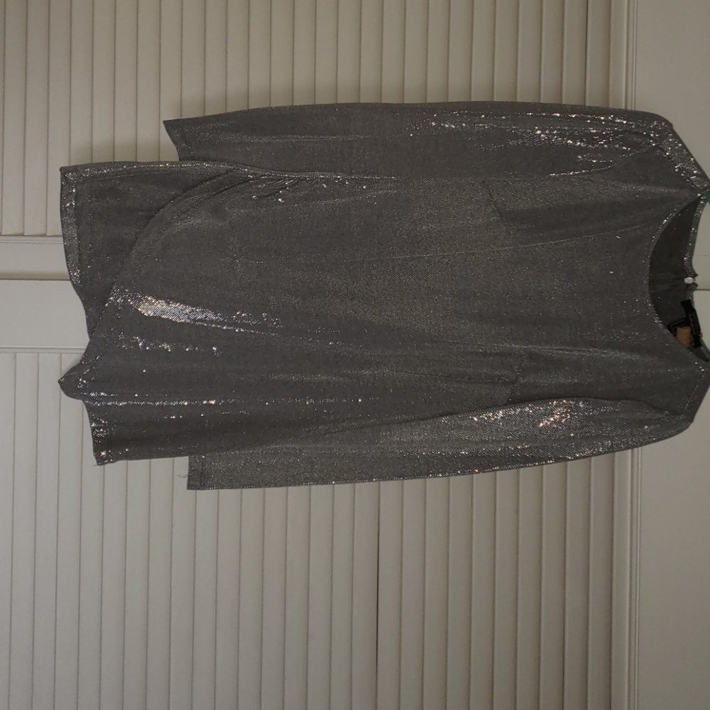 Mini silver Holiday dress